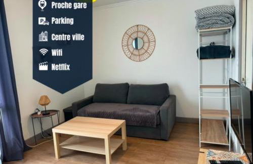 STUDIO meublé à proximité gare-Wifi - Foto 1