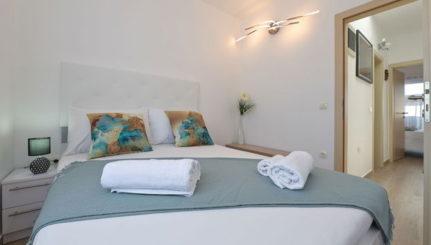 Apartment Luka With a Private Pool - Foto 3, Habitación