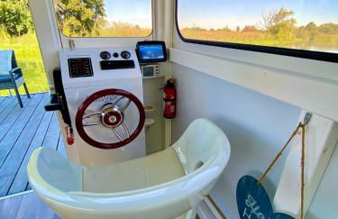 HAUSBOOT - Schwimmende feststehende Ferienwohnung direkt auf der Havel mit Weitblick aufs Wasser - Foto 22