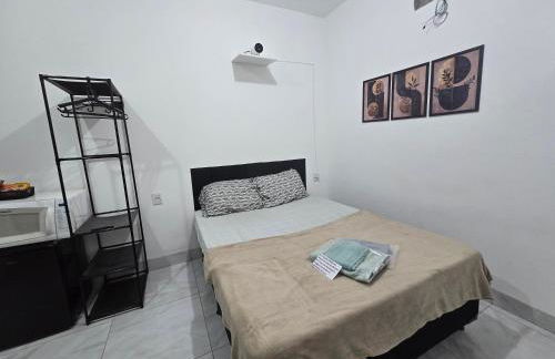 Flat completo a 6 minutos de mercado e praça - Foto 14