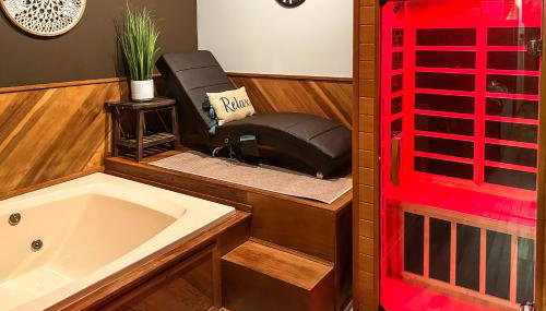 Private Spa, Fire Pit and Deck Poconos Home! - Foto 1