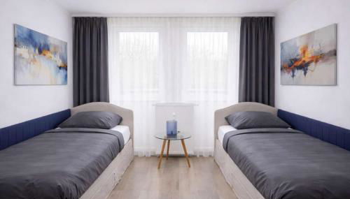 StayINN Lindenau - moderne Stye Apartments, Einzelbetten, TV Wifi, Doppelbett - Foto 4