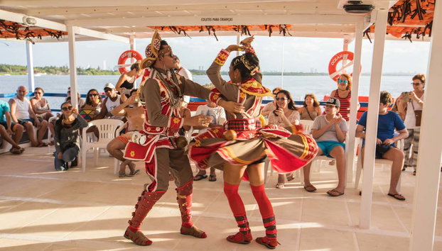 Entardecer na Praia do Jacaré - Foto 3, Desfrutando da apresentação de forró