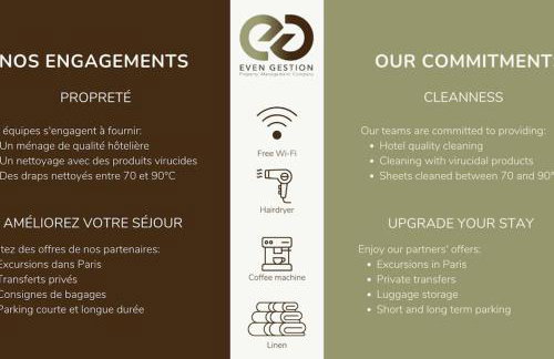 41.Appart 4Pers#1 Bedroom #Père Lachaise #Nation - Foto 14