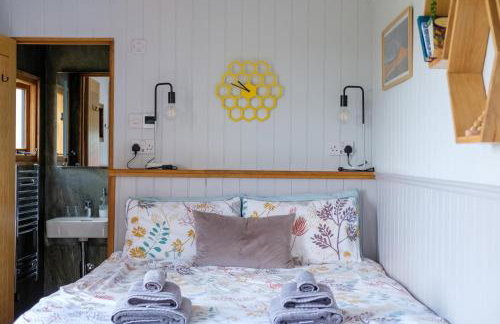 Honey Bee - Comfortable luxury shepherds hut with hot tub - Foto 38