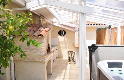 Maison avec piscine, jaccuzi, hammam à 800 m du lac - Foto 10