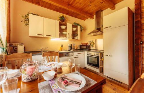 Der Fuchsbau - 3 separate Blockhäuser - ruhige Lage - 50m bis zum Wald - eingezäunter Garten - Foto 16