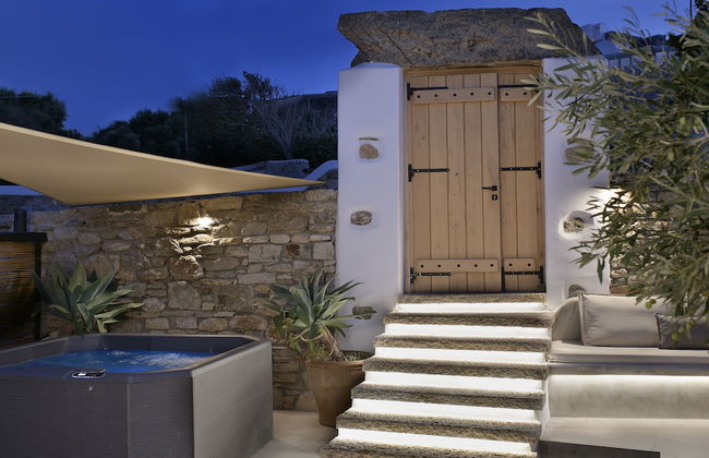 Villa Mykonos Heaven - Sea View & Outdoor Hot Tub - Photo 62