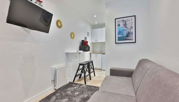 Comfortable Studio - 2P - Porte Saint-martin - Foto 4, Zona de estar