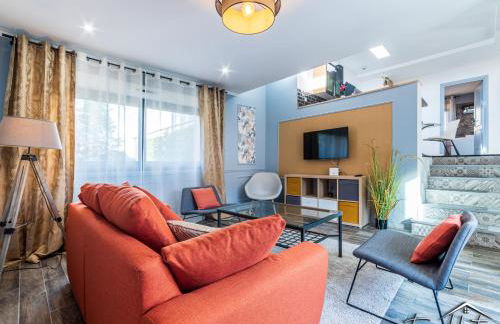 Marvel House - Disneyland 5min, Private Parking, Terrace - Foto 17