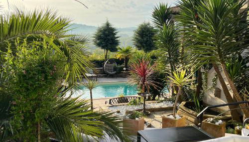 Art-Villa Merkel - 28 pers - 11 chambr - 10 WC - Piscine - Foto 4, Garden, sunbed, Garden view