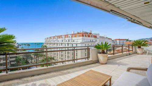 REF 1244 - Cannes Back Croisette - Sea view apartment for rent - Photo 1