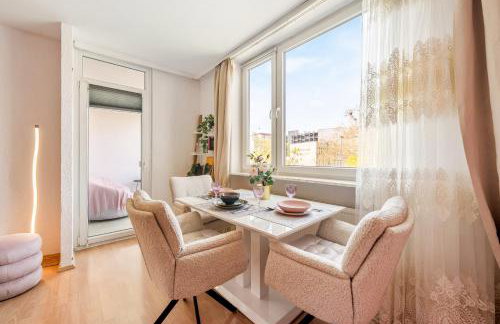 Stilvolles City-Apartment mit Balkon & Parkplatz, Nähe Frankfurt - Foto 8