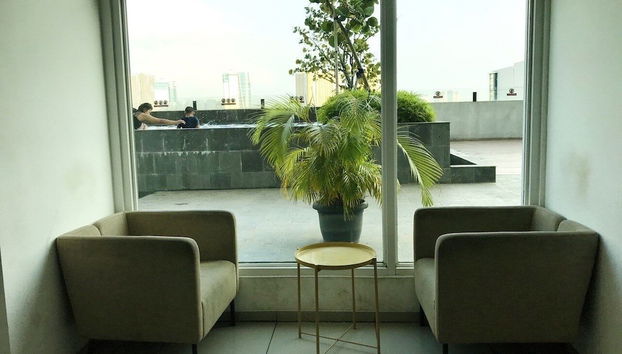 Zona de estar del vestíbulo