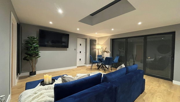 Sheffield-apartment-sleeps4-parking-hottub - Foto 4, Sala de estar