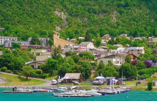 La terrasse au bord du Lac, vue panoramique lac et montagnes , 2 ch, linge et ménage inclus - Photo 4