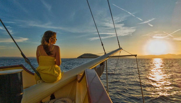 Paseo en barco por Split al atardecer - Foto 4, Mirando el atardecer desde el barco