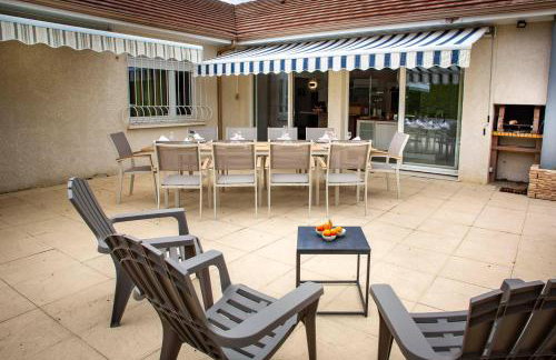 Villa 200m2 avec PISCINE chauffée & SPA & sauna & kota-grill - Foto 32