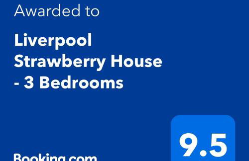 2025 Award Winner Liverpool Strawberry House - 3 Bedrooms - Foto 2