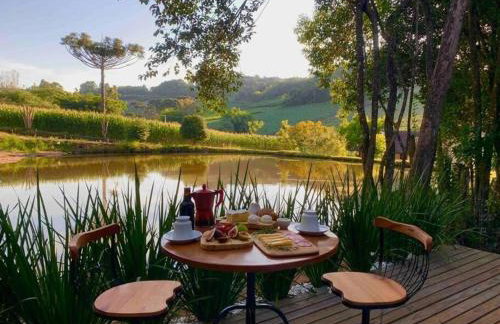 Cabana com lareira, hidro, cavalos e piscina - Foto 4