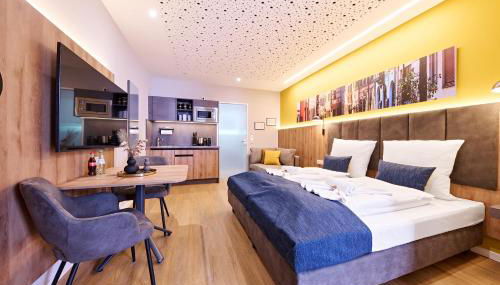 XZLLENZ Traum Studio-Apartment, Frei-Parken, U-Bahn, Küche - Foto 2