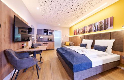 XZLLENZ Traum Studio-Apartment, Frei-Parken, U-Bahn, Küche - Foto 2