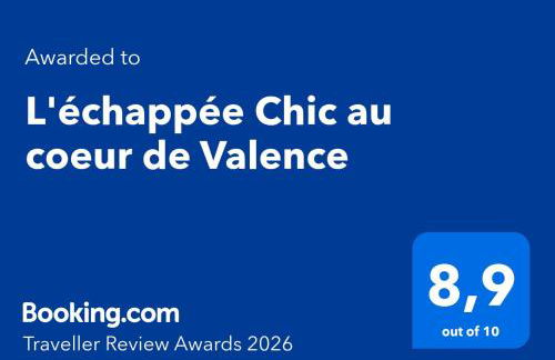 L'échappée Chic, Coeur de Valence, Wifi, Proche gare - Foto 3