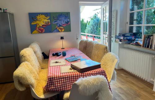 Glückliche Kuh-Villa - Achtsamer Rückzugsort mit Traumgarten, Schwimmteich & Raum zum Sein bis 18 Personen - Allgäu - Foto 156