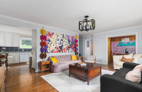 Nashville Gem Grill Mini Pickleball Sleeps 12 - Foto 11