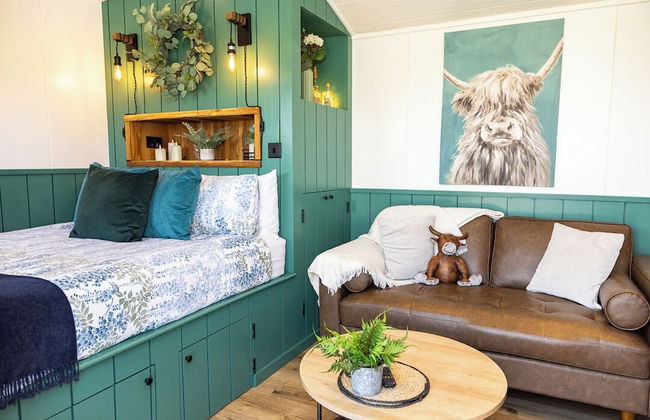 Willows Rest - 1 Bed Shepherd's Hut - Pentlepoir - Foto 3