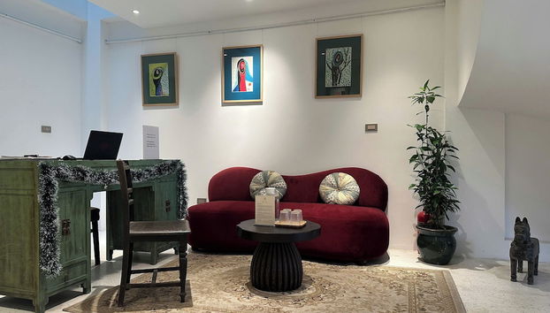 Zona de estar del vestíbulo