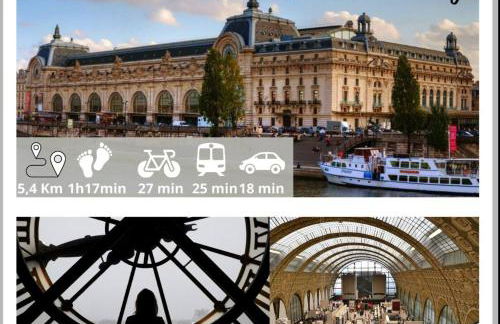 Nice Apartment with amazing view of Paris plus Parking - Foto 27