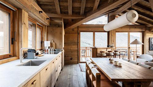 Les Chalets de la Source 3 - Luxe - Skis aux pieds - 12 personnes - Foto 5, stove