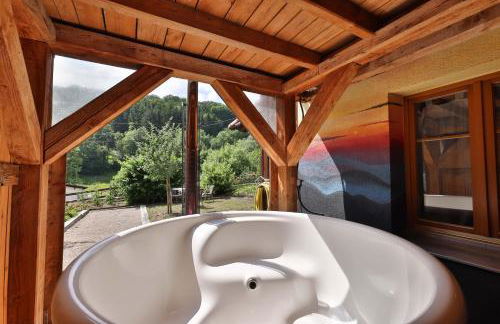 Le Chalet du Tanet spa sauna terrasse en Alsace - Foto 7