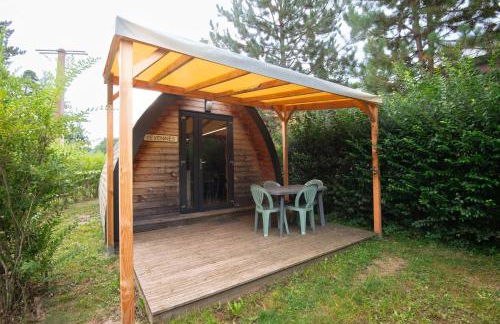 Gîte Pigne 2/4 pers. - Camping Les Berges du Bramont - Foto 14