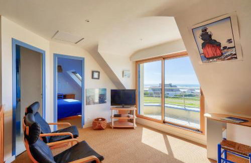 Vue mer ! À 200m de la plage, maison pour 9 - Foto 15