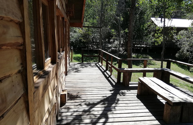 Cabaña Rústica 2 Maravillosa,con Troncos Nativos, con Orilla de Río Trancura - Foto 48