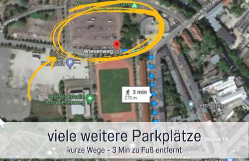 Lichtdurchflutete moderne Stadtwohnung, Küche, Waschtrockner, SmartTV - Foto 35