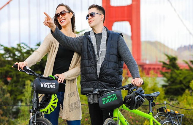 Tour panorâmico de bicicleta na Golden Gate Bridge - Foto 3