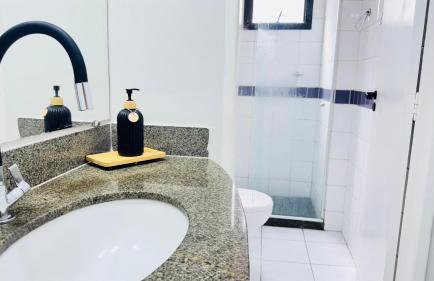 Apto Próximo da Orla, Praia do Morro, Guarapari, Elevador, Garagem Coberta, Wifi, poucos mtrs da areia - Foto 17