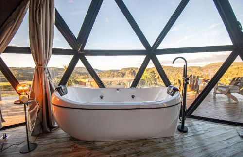 Refúgio nas Nuvens, Domo Omega Luxuoso com Fogo de Chão e Hidro Panorâmica - Photo 21