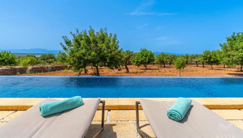 Finca Ca`n Jaumí, un paraíso con vista al mar y a la montaña - Foto 5, Garden, sunbed, Garden view, towels
