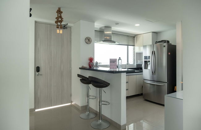 w Comfy 2BR w Ocean View and Pool in CTG - Foto 5