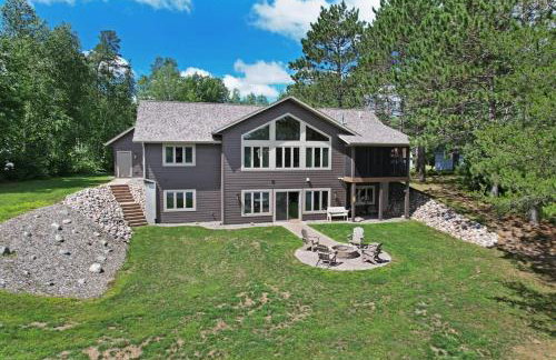 Northwoods WI 6BR Lakefront Cabin Retreat on Lake Nokomis - Minnohawk Lodge - Foto 7