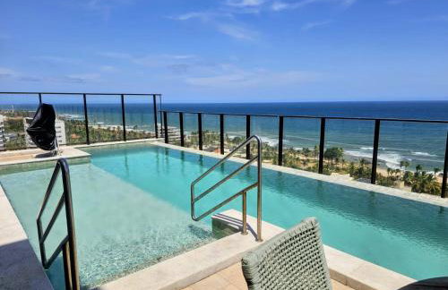 Studio Rooftop em frente ao Mar na Praia de itapua - Foto 12