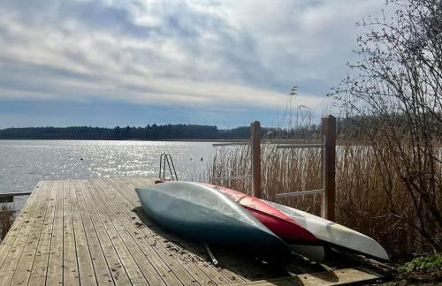 Exklusives Ferienhaus am See mit Hund, Sauna, Garten, 140qm - Foto 31