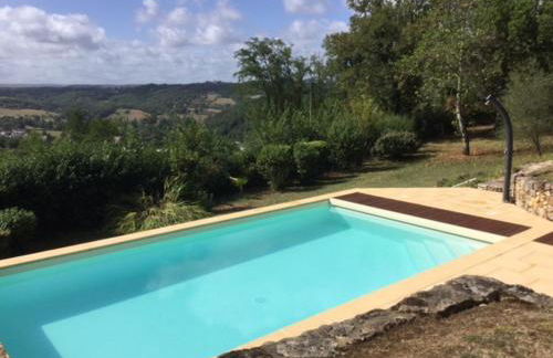 Dans la bastide de Domme - piscine chauffée, parking privé - Foto 24