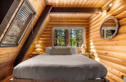 Timber A-Frame, Large Deck, Hot Tub, Fireplace - Foto 19