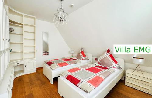 Villa EMG Ferienhaus in Alleinlage mit Privatsee Jacuzzi und Sauna für bis zu 22 Personen bei Osnabrück - Foto 41