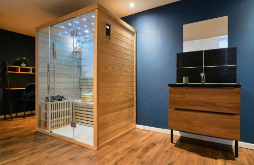 NG Prestige - Nain I Suite Spa Privatif Premium I Jacuzzi - Sauna - Netflix - Projecteur - Foto 10